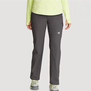 Eddie Bauer First Ascent Guide Pro Pants Women’s Sz 4 Gray Hiking Outdoor UPF 50